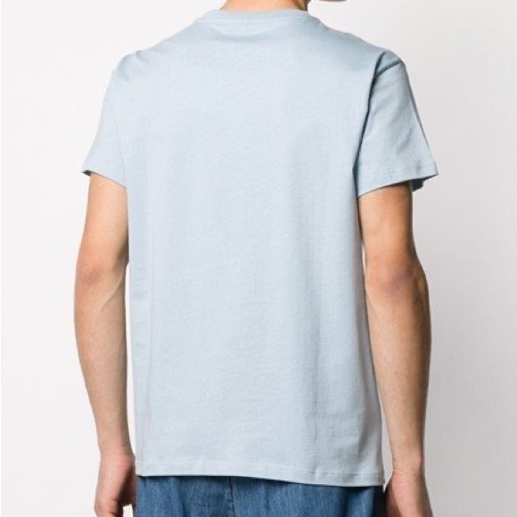 Loewe 2021 Anagram Classic Embroidered Cotton Round Neck Blue T-Shirt XL - Picture 3 of 11